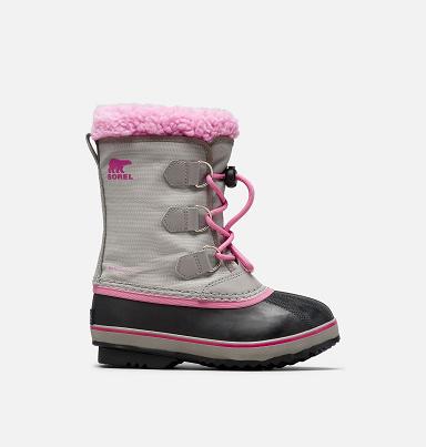 Sorel Yoot Pac Boots UK - Kids Boots Grey,Pink (UK8257164)
